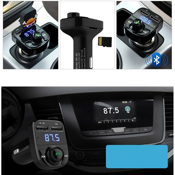 Tẩu Nghe Nhạc Bluetooth Kiêm Sạc Điện Thoại Cho Ô Tô Đa Năng HY-82 B507