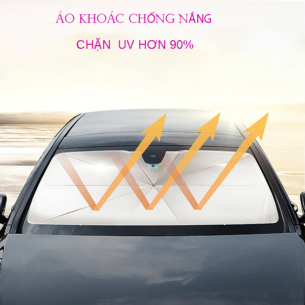 Ô che nắng, chống tia UV kính lái cho xe ô tô bằng vải dù cao cấp