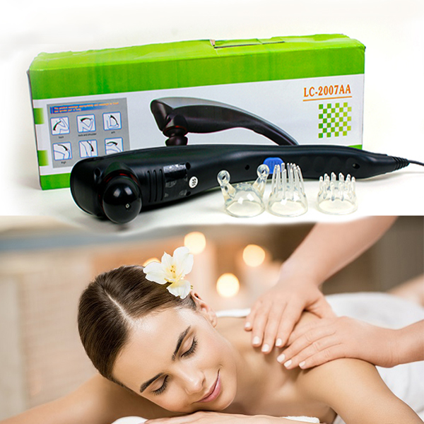 Máy massage cầm tay 3 đầu King massage LC-2007A công nghệ Hàn Quốc cao cấp