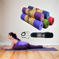 Bộ thảm tập Yoga kèm bao và dây buộc thảm miDoctor cao cấp