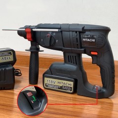 Máy khoan bê tông dùng pin Hitachi 118V cầm tay cao cấp