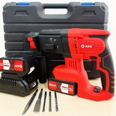 Máy khoan bê tông dùng pin KEN 118V cầm tay cao cấp
