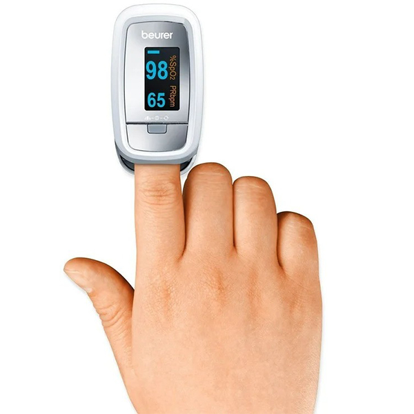 Máy đo nồng độ oxi trong máu SPO2 và nhịp tim BEURER PO30 nhỏ gọn dễ sử dụng
