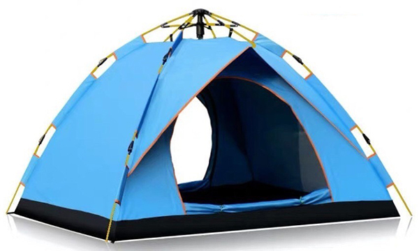 Lều Cắm Trại Dã Ngoại Tự Bung 2 Cửa Cỡ Lớn 4-6 Người Chống Nước Chống Tia UV (210cm x 200cm x 135cm), XANH RÊU
